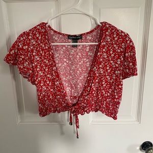 Street wear society crop top size large